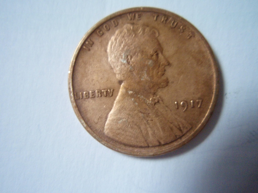 USA 1 Cent 1917 !! Lincoln Wheat