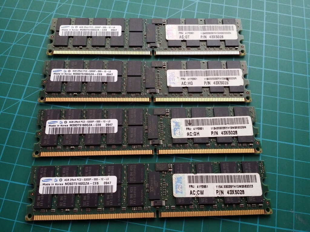 Pamięć serwerowa PC2-5300P 16GB (4x4GB)