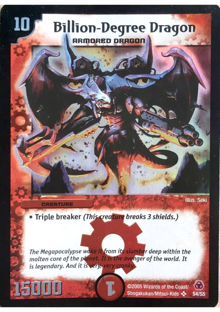 Duel Masters &quot;Billion-Degree Dragon&quot;