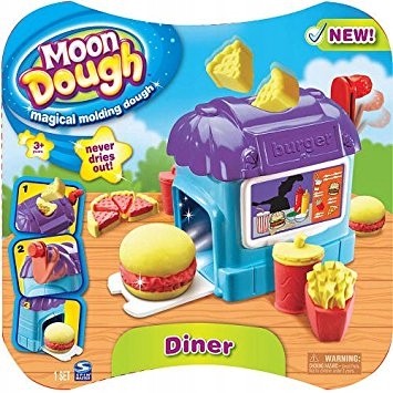 MOON DOUGH PIANKOLINA BURGEROWNIA DINNER FAST FOOD