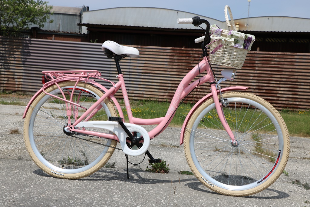 NOWY ROWER MIEJSKI DAMSKI 26' 2 KOLORY 3 BIEGI HIT 7318773726