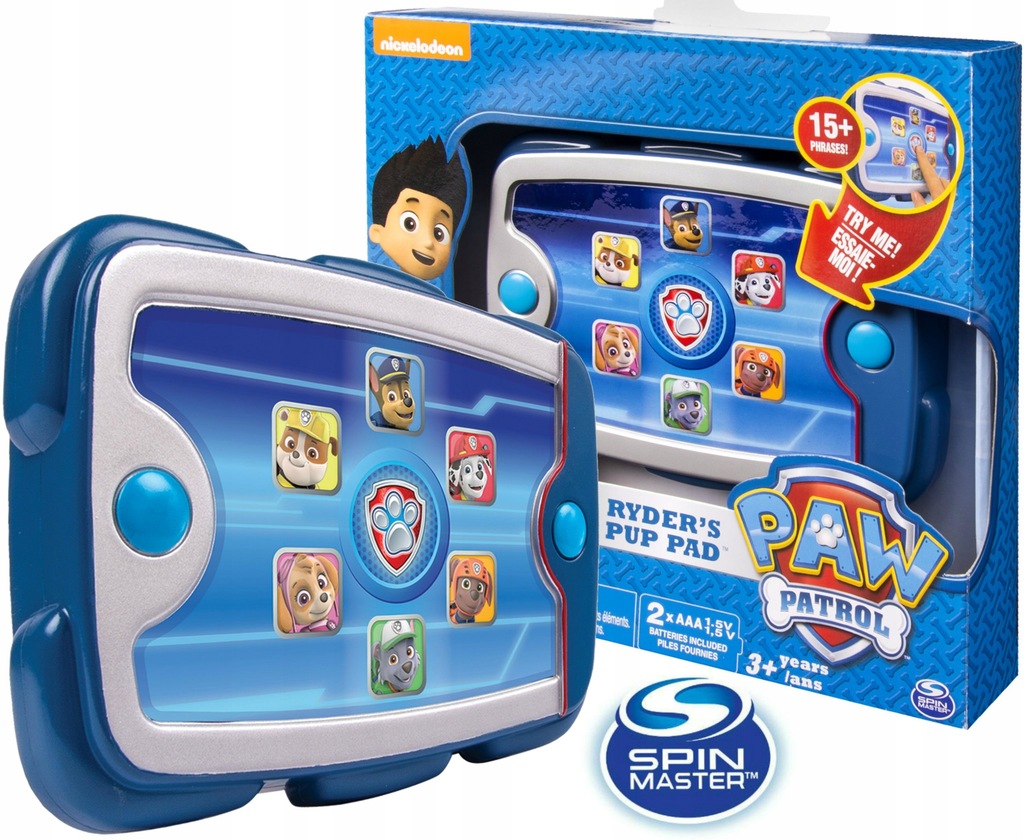 PSI PATROL RYDER PAD TABLET RYDERA Z DŹWIĘKAMI