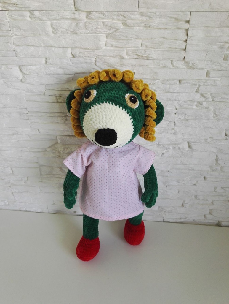 Treflinka amigurumi maskotka przytulanka