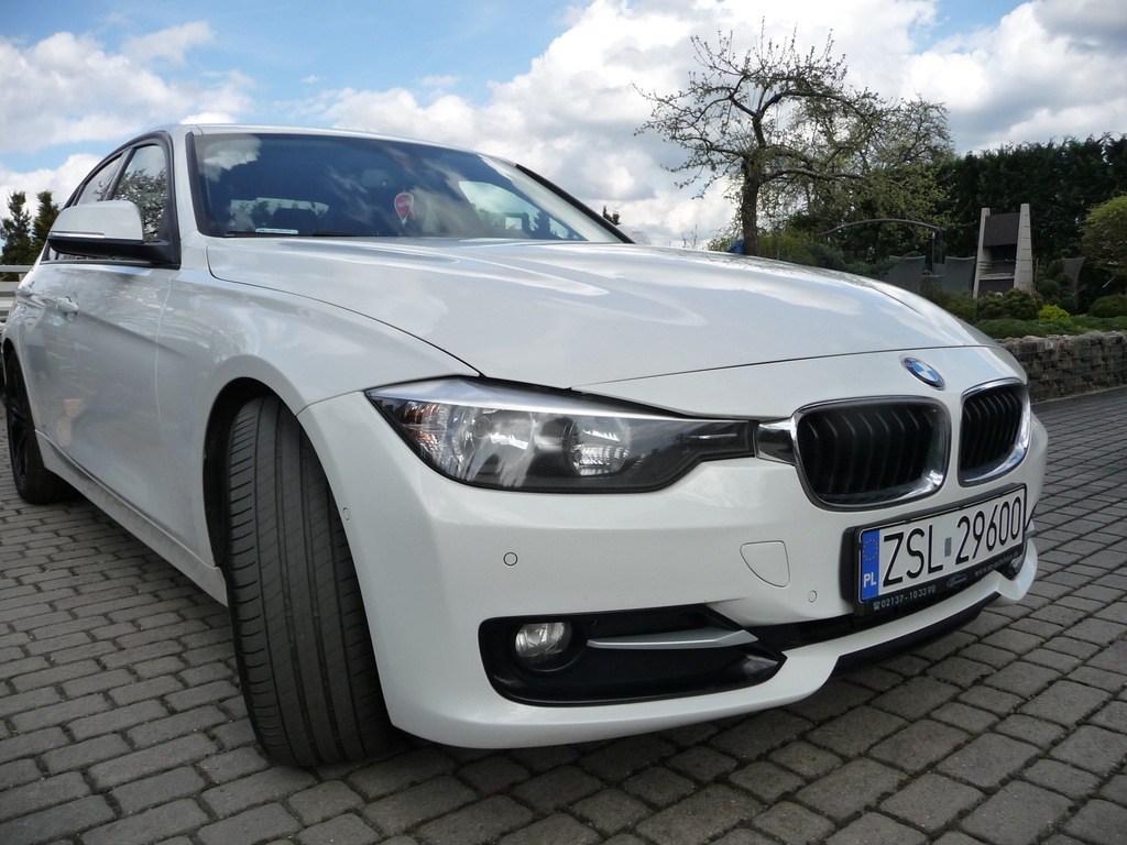 BMW 3 F30 320D 184 KM SportLine Stan Idealny Biała