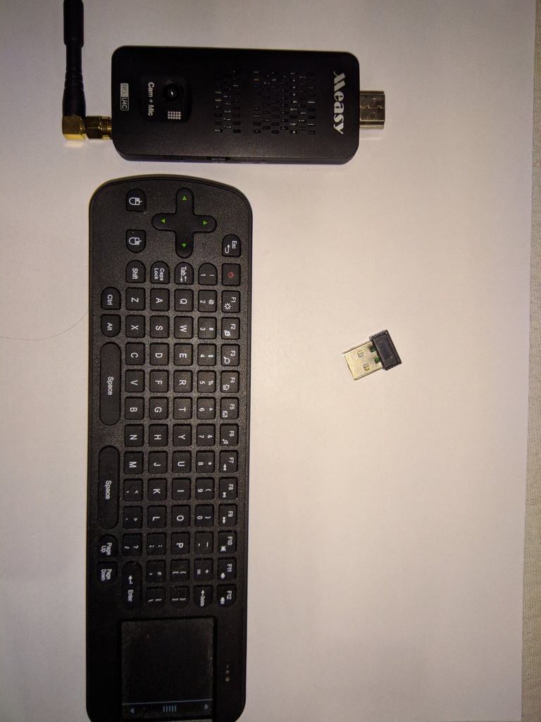 Dongle Smart TV Measy U4C + Klawiatura Measy RC12