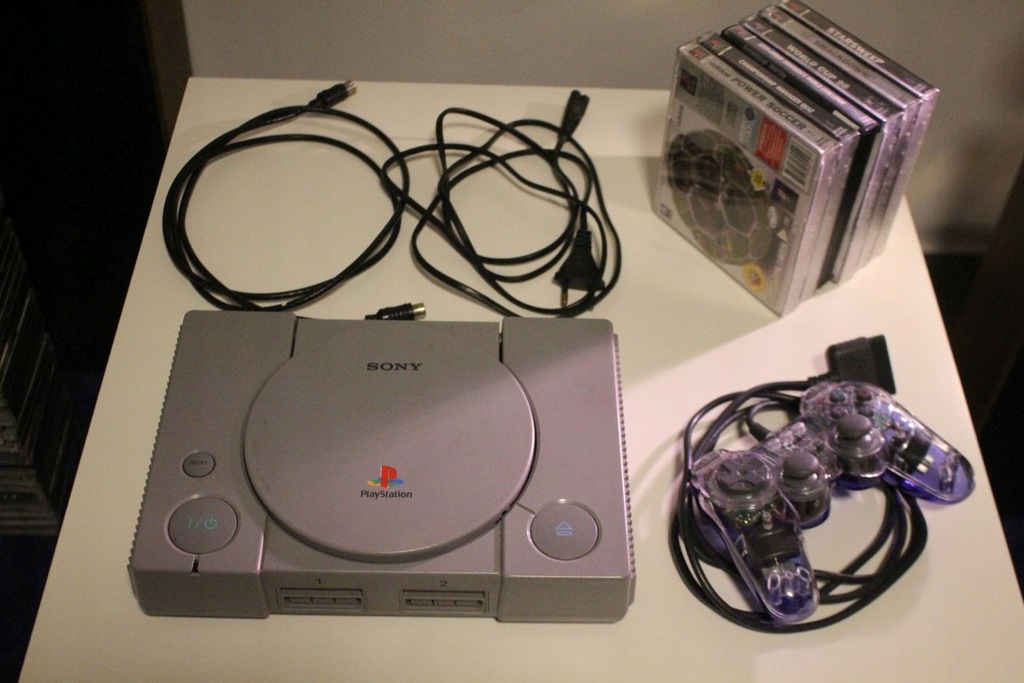 PlayStation PSX PS1 konsola, model SCPH-5502 + GRY