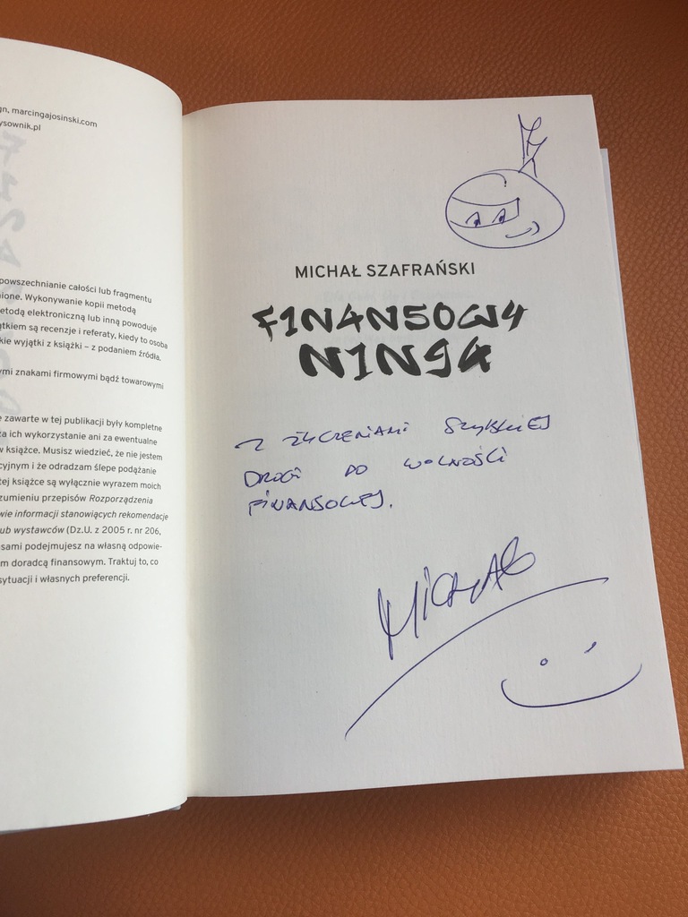 Finansowy Ninja ze specjalnym podpisem autora!