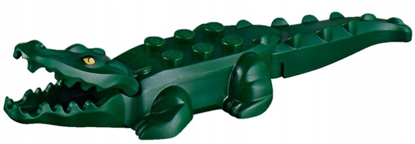 LEGO CITY DŻUNGLA FIGURKA KROKODYL ALIGATOR