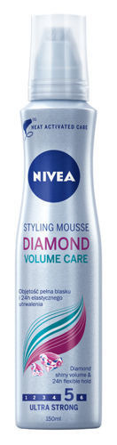 NIVEA Diamond Volume care pianka do włosów 150 ml