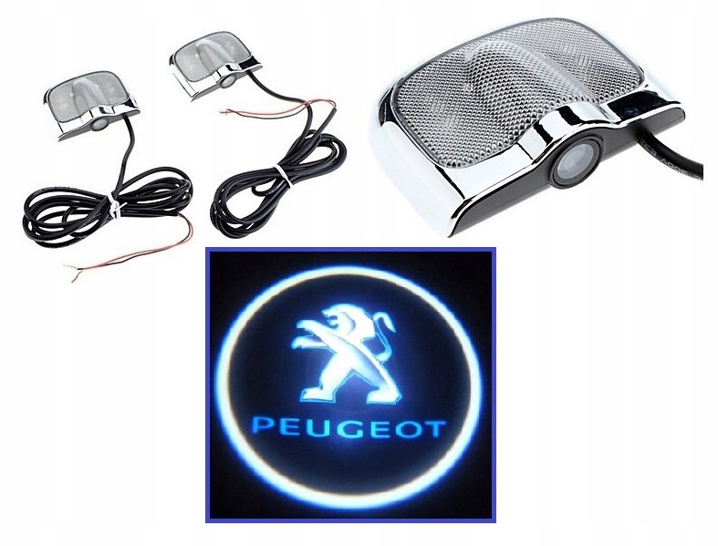 Wiatla Led Powitalne Logo Peugeot Projektor Oficjalne Archiwum Allegro