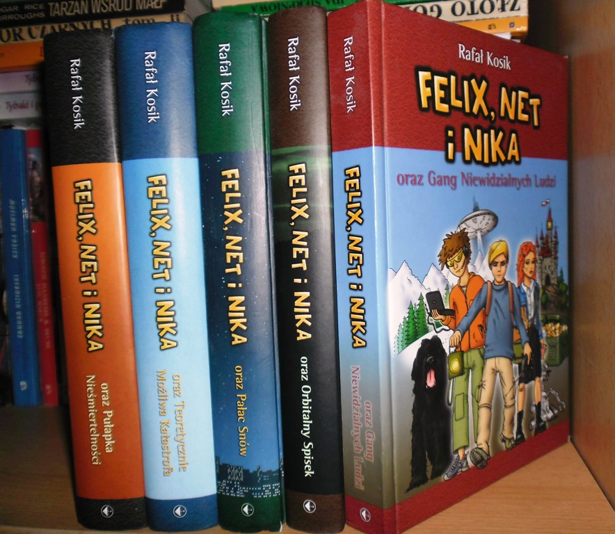 Felix, Net i Nika  komplet 5 książek Rafał Kosik