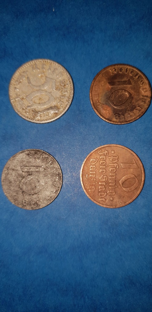 III Rzesza i Gdańsk 50,10 pfennig