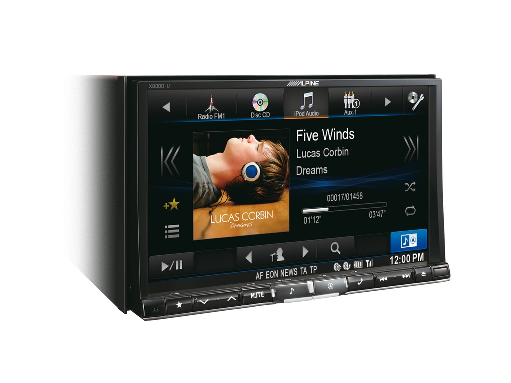 RADIO ALPINE X800D-U super stan