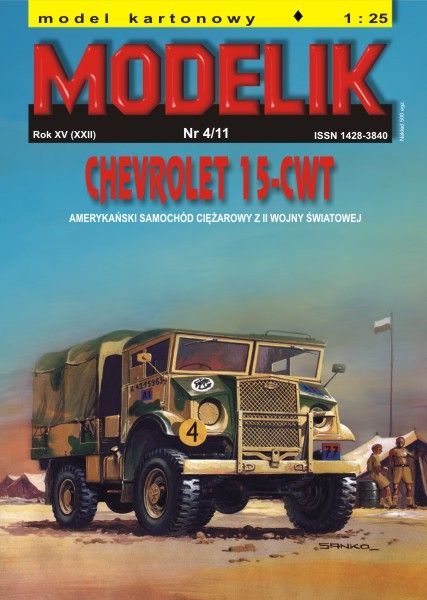 MODELIK 1104 - 1:25 Chevrolet 15 CWT