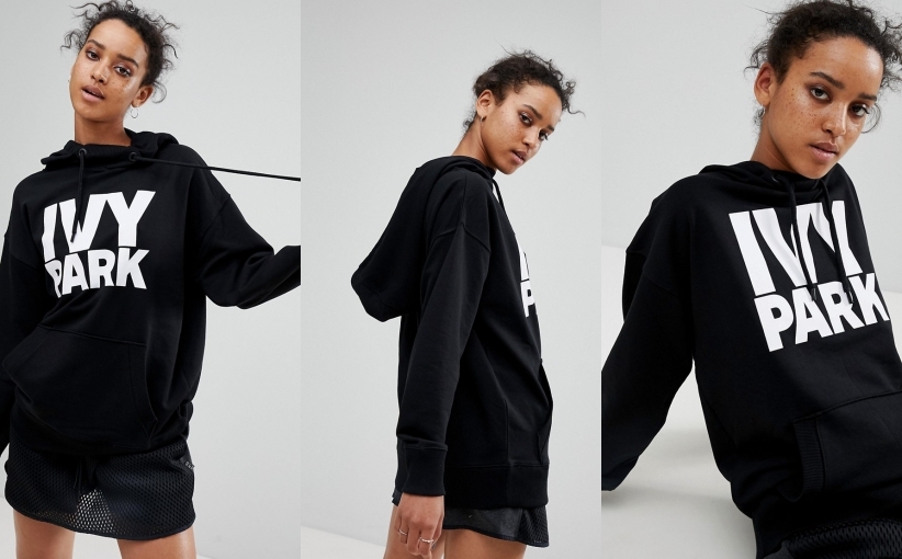 H2E304*IVY PARK BLUZA DAMSKA Z KAPTUREM S L01