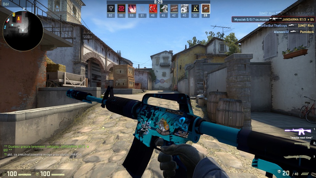 M4a1-s Icarus Fell Upadek Ikara FN cs go skin TANI