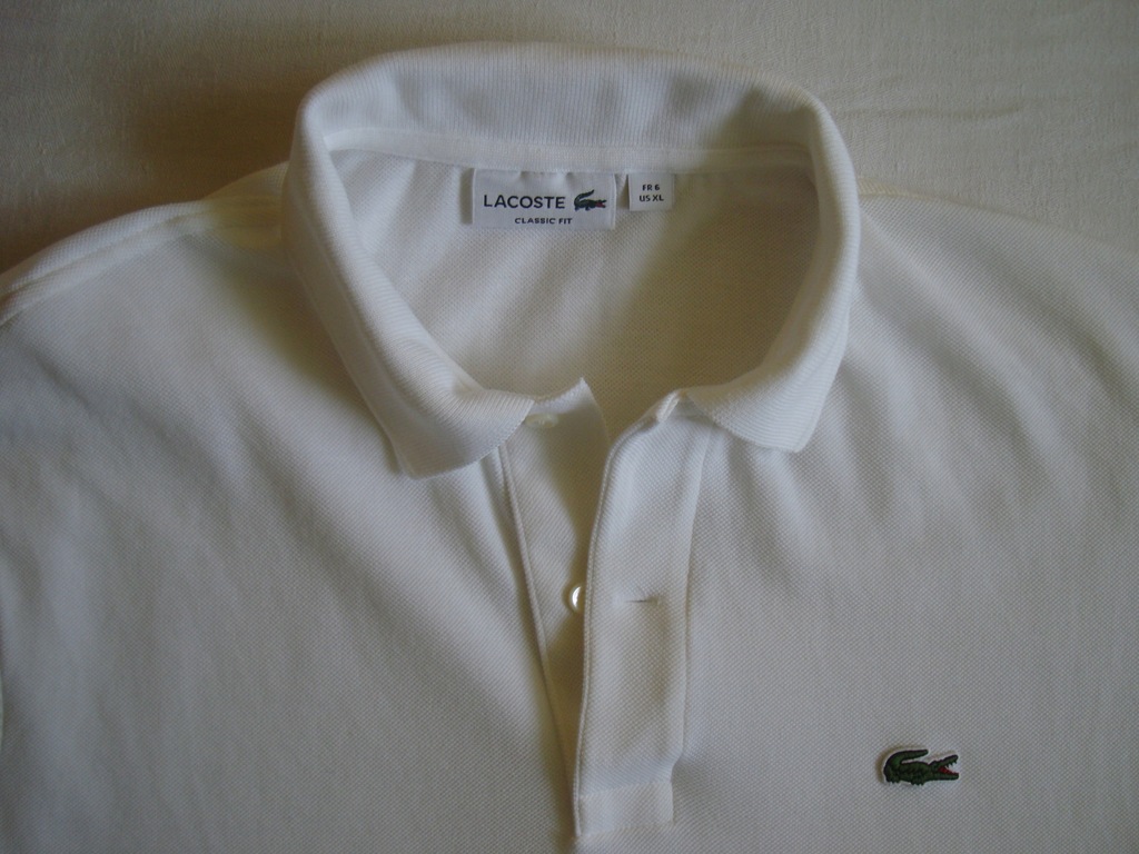 Lacoste koszulka polo z długim rękawem męska XL