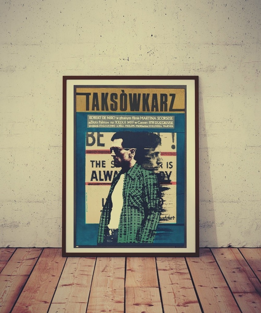 Plakat Filmowy Taxi Driver Taksówkarz -Klimowski