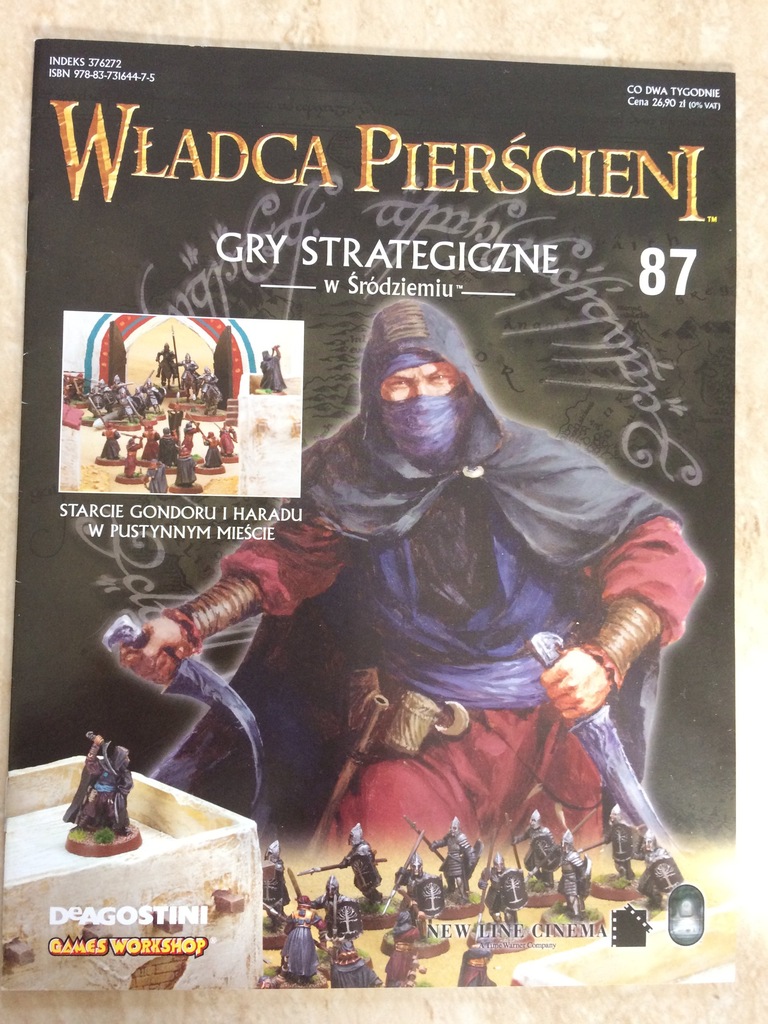 LOTR - 87 -WŁADCA PIERŚCIENI GAZETKA -DEAGOSTINI
