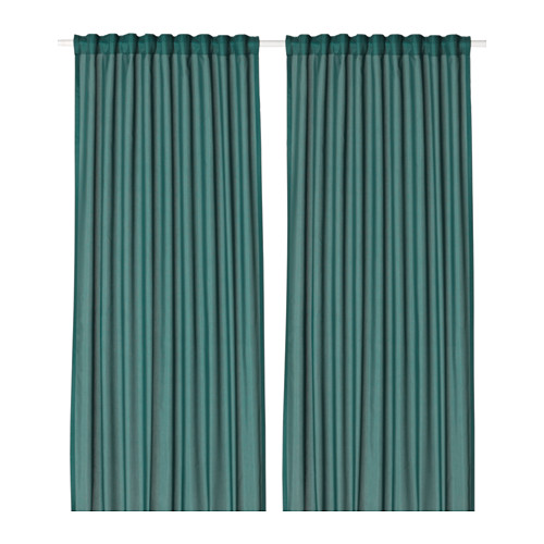  IKEA VIVAN zasłony 145x300 BUTELKOWA ZIELEŃ NOWE!