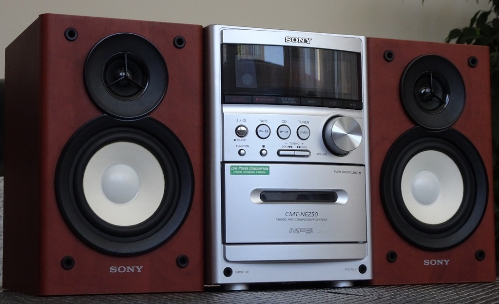 Wieża - SONY CMT-NEZ50 - MP3 RDS 60wat - Jak Nowa
