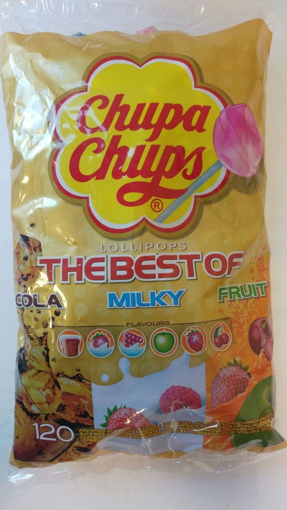 CHUPA CHUPS Lizaki opakowanie 120szt. 1440g HIT!