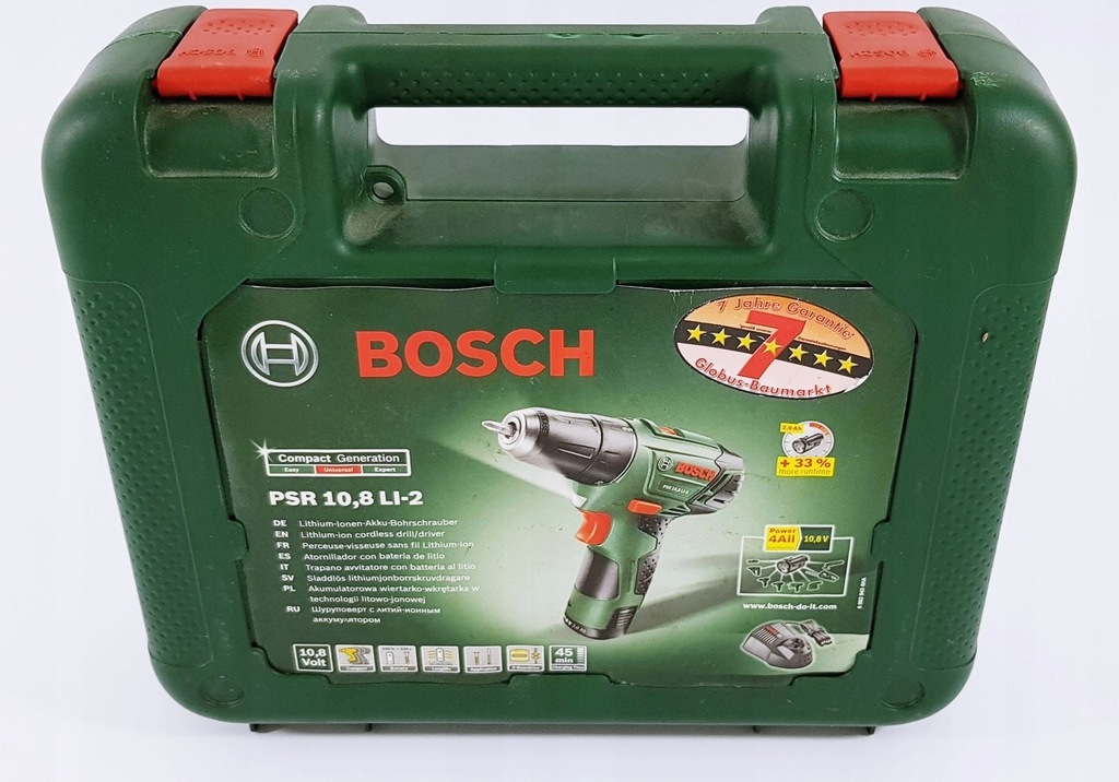 Wiertarko-wkrętarka Bosch PSR 10,8 LI-2 WALIZKA