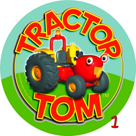 OPŁATEK NA TORT TRAKTOR TOM OPŁATKI BAJKA GRUBY
