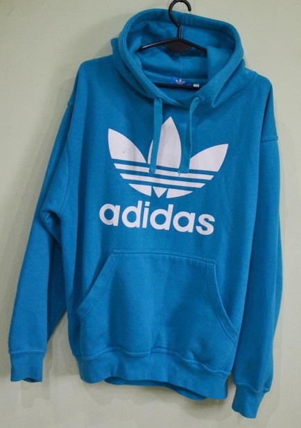 Adidas Bluza Xl Meska Niebieska Kangur Kaptur Modn 7361293499 Oficjalne Archiwum Allegro