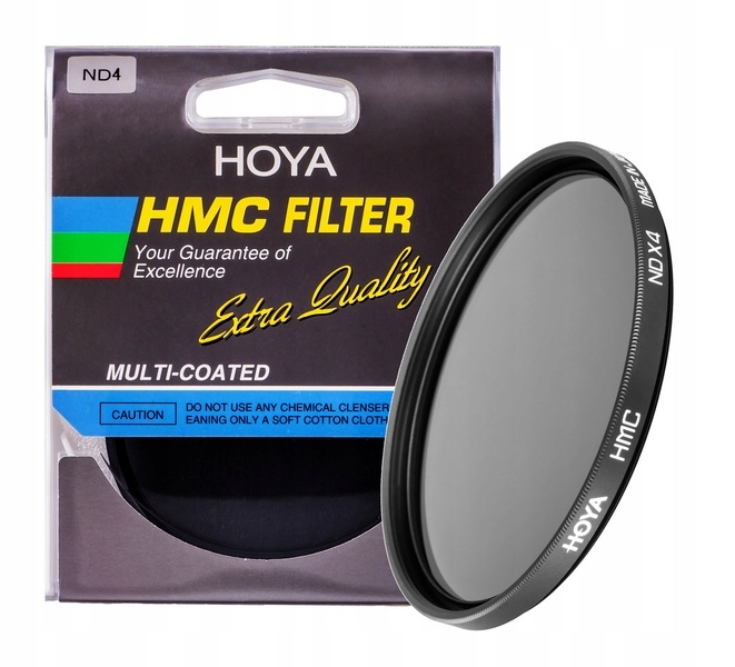 Neutralny szary filtr Hoya ND4 seria HMC 58mm