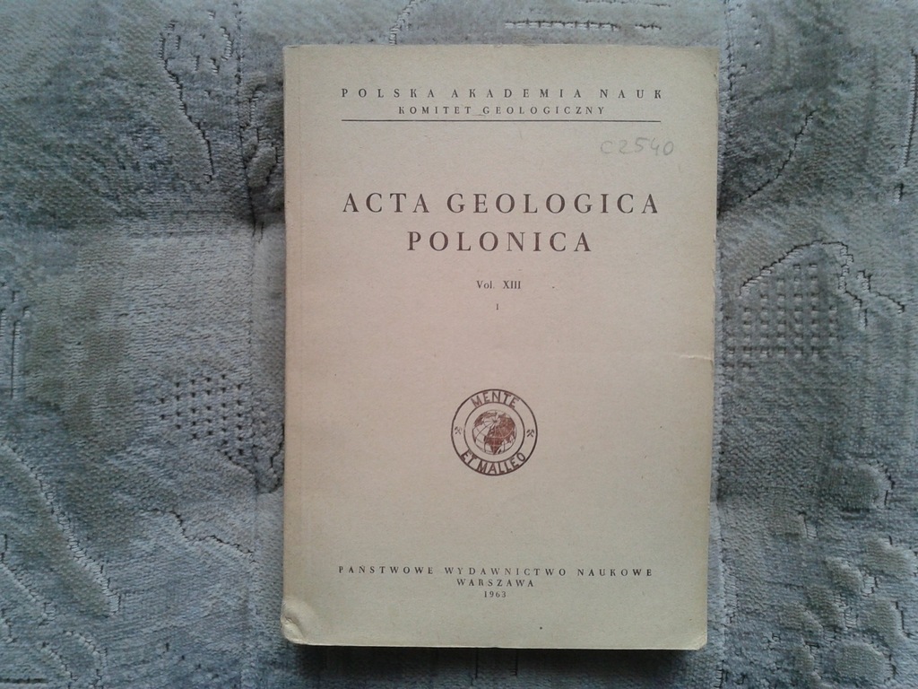 Tatry Karpaty Acta Geologica Vol.XIII NUMER 1 1963
