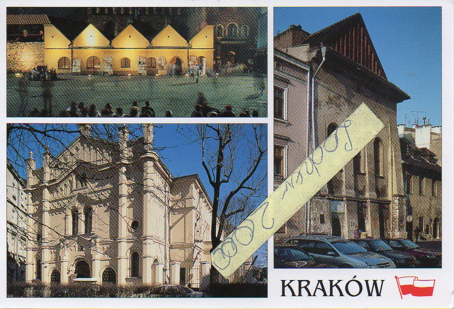 KRAKÓW KAZIMIERZ SYNAGOGA STARA TEMPEL WYSOKA