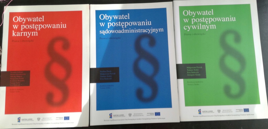 Obywatel w postępowaniu cywilnym karnym sądowoadm.