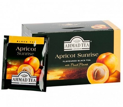 Ahmad Tea Apricot Sunrise 20 tor, - morela