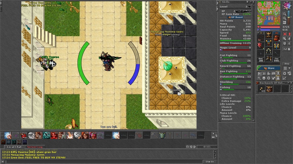 Tibia Bona 240+ ek OKAZJA!!!