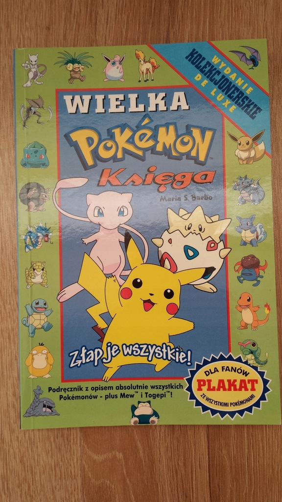 Wielka księga POKEMON - książka z opisem pokemonów