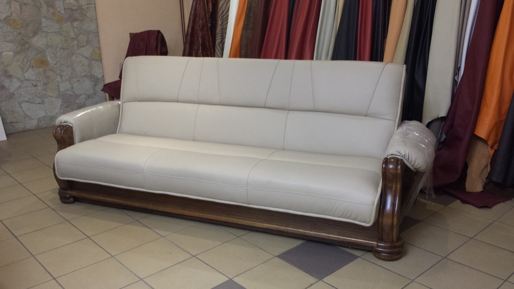 wersalka kanapa sofa rozkładana SKÓRA NATURALNA