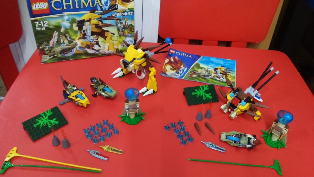 Lego Chima 70115 Turniej Speedor Cragger Laval