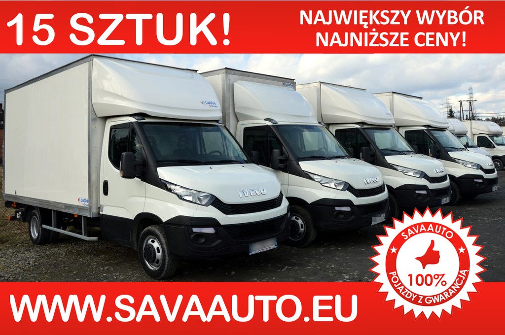 IVECO DAILY*35C15* KONTENER*NOWY MODEL*DUŻY WYBÓR*