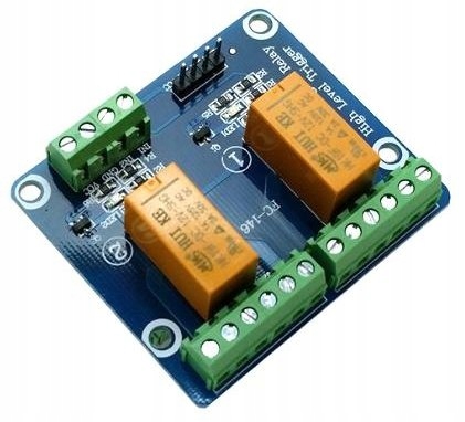 MODUŁ 2 PRZEKAŹNIKóW 5V DPDT DO ARDUINO