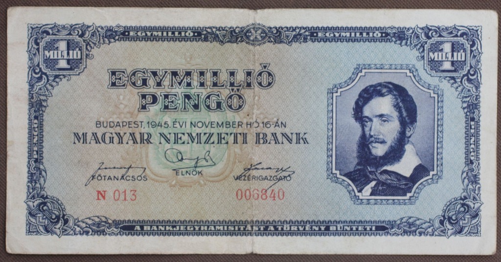 #1 Millio pengo  1945..od 7,99