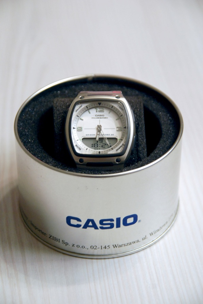 Zegarek Casio Illuminator WR50M Telememo 30 7222241978 oficjalne archiwum Allegro