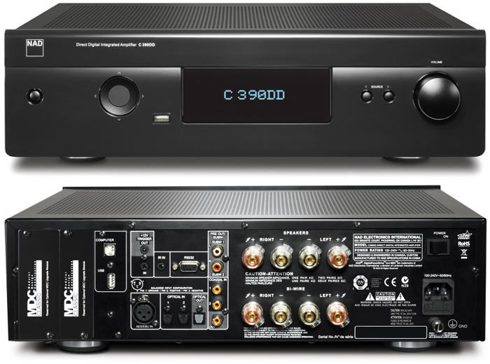 NAD wzmacniacz dac player C390DD