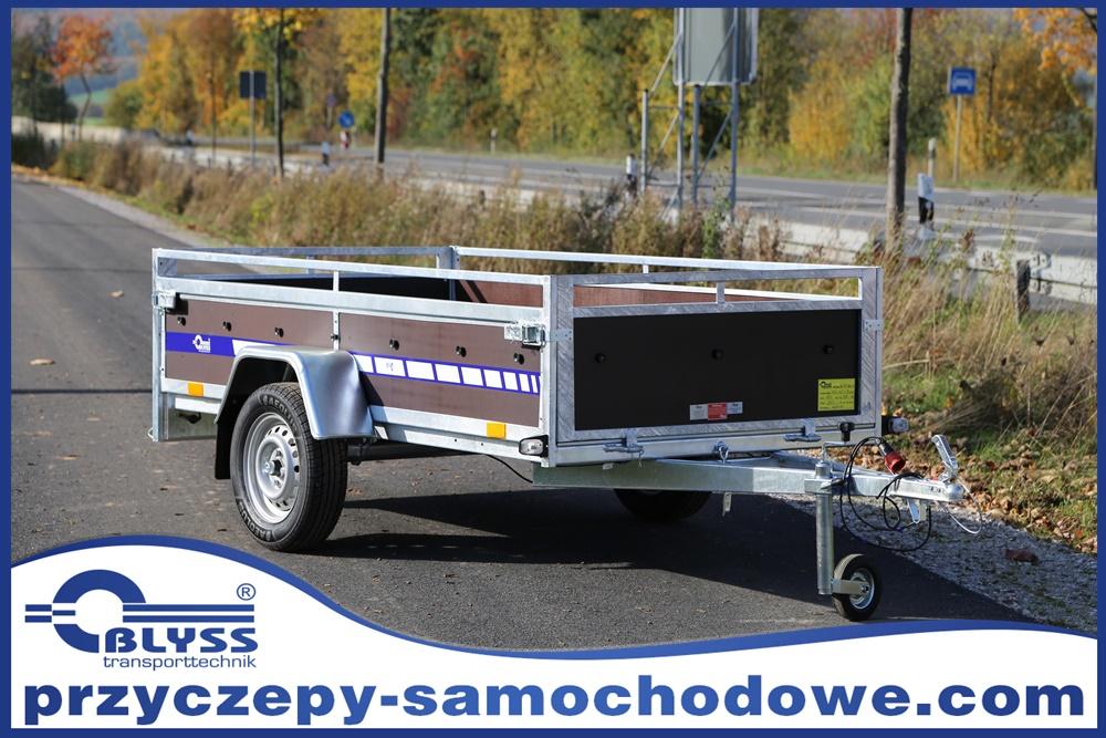 NOWA MOCNA PRZYCZEPA PRZYCZEPKA BURTY PŁYTA RELING