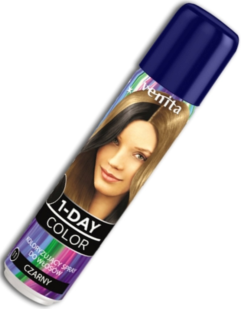 VENITA SPRAY 1 day color do włosów czarny black