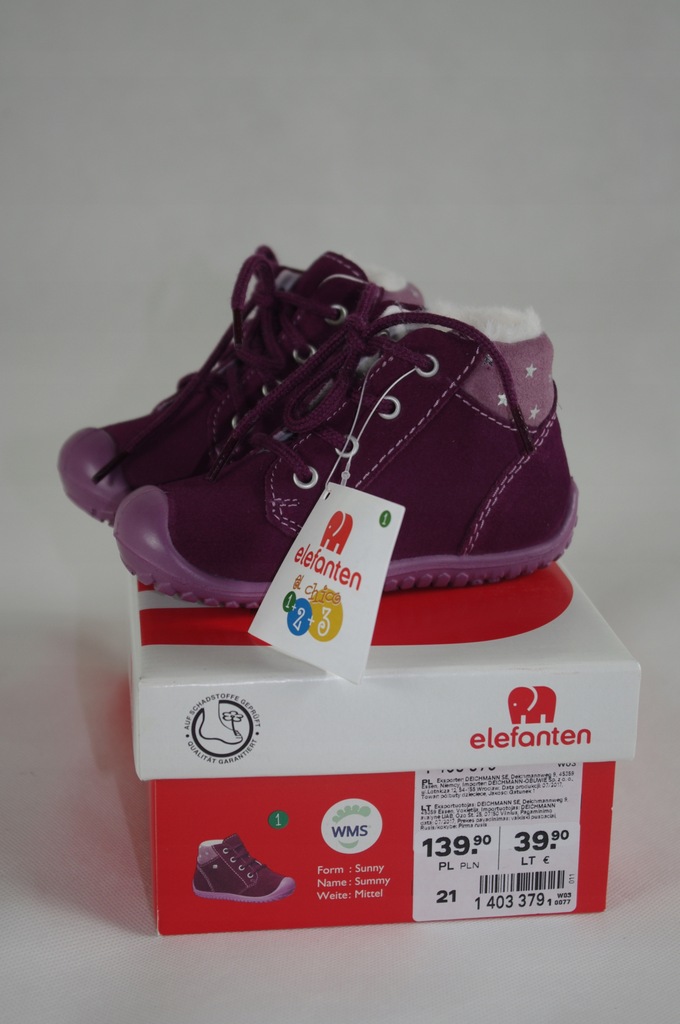 Buty Elefanten 21 ocieplane