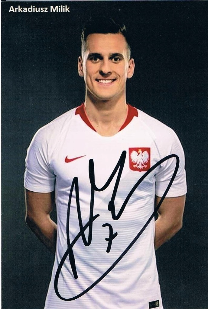 ARKADIUSZ MILIK autograf! Napoli
