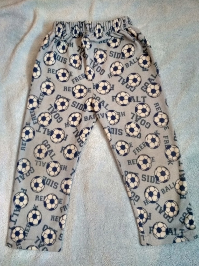 Świetne spodnie dresowe rozmiar 92 - 98 / polarowe