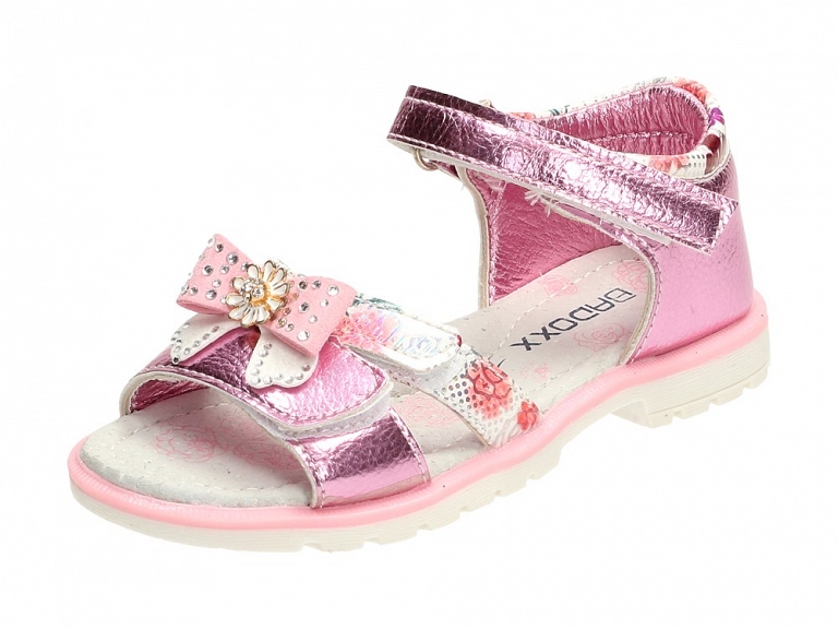 Różowe sandałki, buty dziecięce BADOXX 498 r28