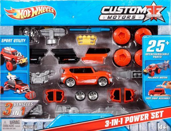 HOT WHEELS CUSTOM MOTORS 3w1_25+ AUTOSKŁADAKI